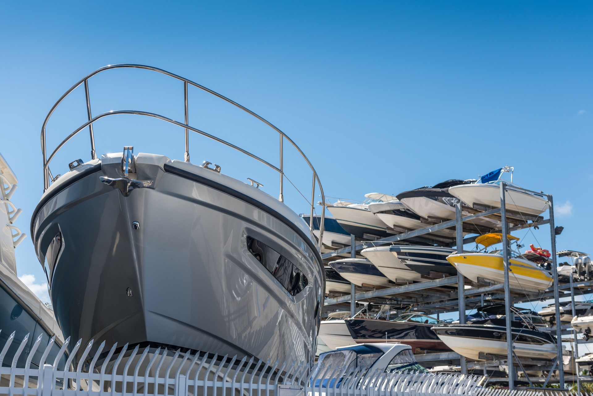 Stockage de yacht